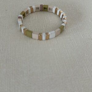 Anthropologie medium “chicklet” bracelet